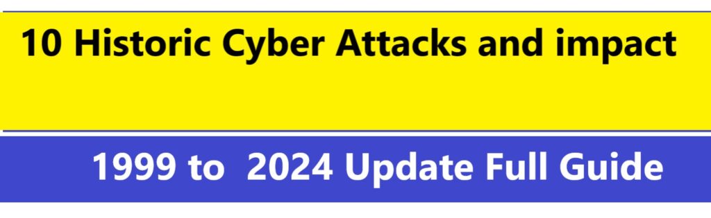 Historic Cyber Attacks and impact