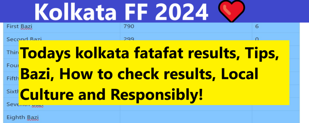 Kolkata FF 2024