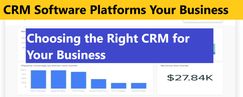 CRM Software Platforms for Your Business in 2024
