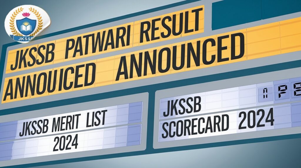 JKSSB Patwari Result 2024