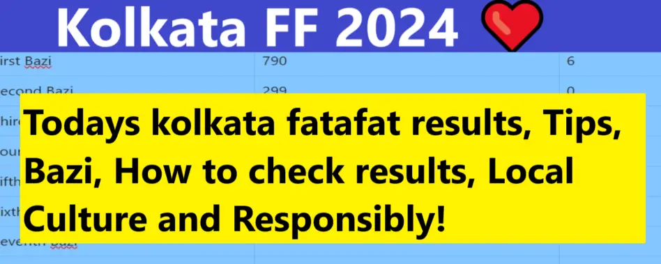 Kolkata FF 2024